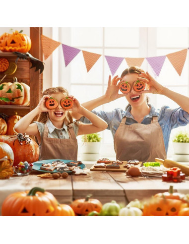 Juego de Cortadores de Galletas de Halloween VTUGP 7 Piezas