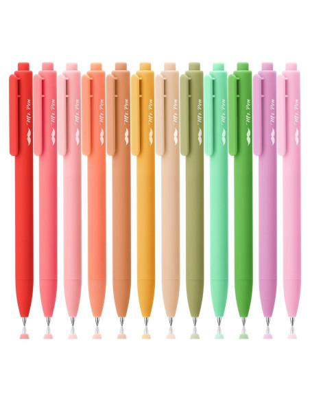 Bolígrafos de Gel Retráctiles Mr. Pen 12 Piezas 0.5mm Pradera Floral Bolígrafos de Gel Retráctiles Mr. Pen 12 Piezas 0.5mm Pradera Floral