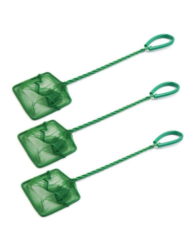 Red de Pesca XMHF 3pcs 76mm Nylon Acuario Mango Largo