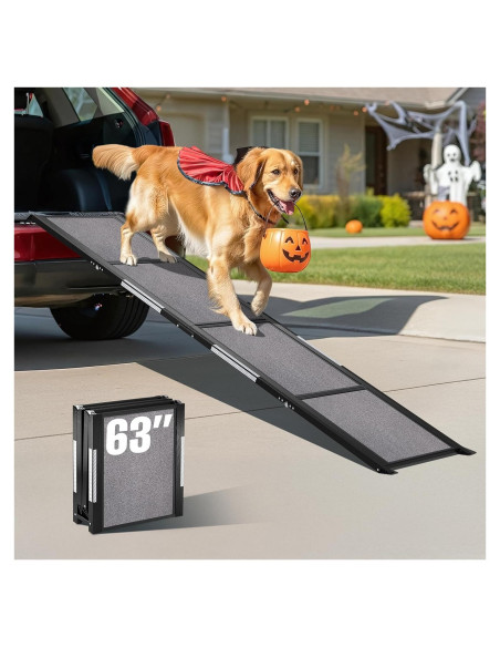 Rampa Plegable para Perros Pathosio Pets 160 cm Antideslizante Rampa Plegable para Perros Pathosio Pets 160 cm Antideslizante