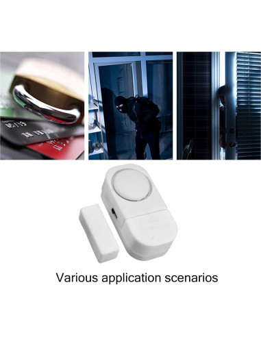 Paquete de 12 Alarmas de Seguridad LiXiongBao para Puertas y Ventanas