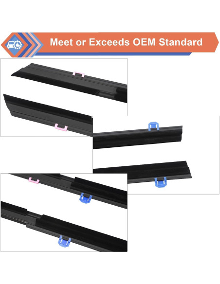 Sello Weatherstrip ZONFANT para Honda Civic 2012-2015 - 4 Pcs Sello Weatherstrip ZONFANT para Honda Civic 2012-2015 - 4 Pcs