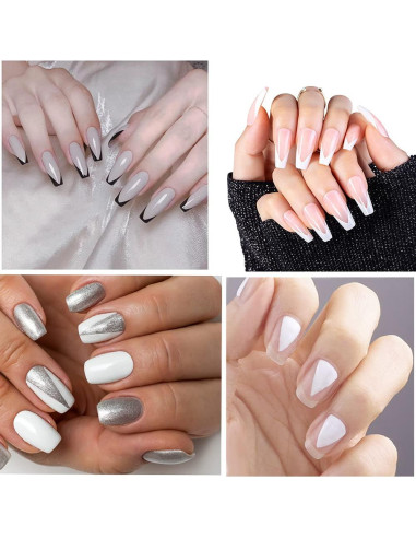 Cortador de Uñas Francesas Lokyango 7 Piezas Set Acero Inoxidable
