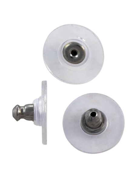Respaldo de Pendientes 11mm Acero Inoxidable Quirúrgico - 10 Pzs Respaldo de Pendientes 11mm Acero Inoxidable Quirúrgico - 10 Pzs