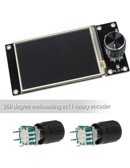 Kit de 5 Codificadores Rotativos EC11 360 Grados con Perilla Kit de 5 Codificadores Rotativos EC11 360 Grados con Perilla