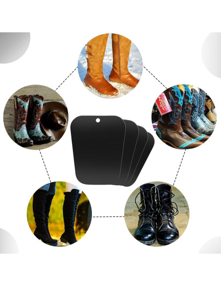 6 Formadores de Botas Reutilizables 30.5 cm Negro PP 6 Formadores de Botas Reutilizables 30.5 cm Negro PP