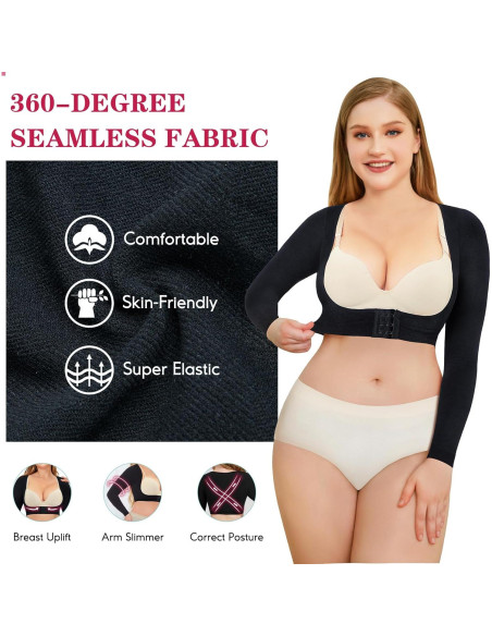 Faja Moldeadora para Brazo Superior LODAY L/XL Negra Faja Moldeadora para Brazo Superior LODAY L/XL Negra