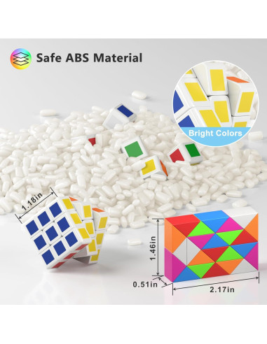 Set de Mini Cubos de Rompecabezas Vdealen - 32 Piezas