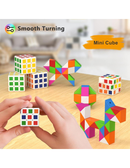 Set de Mini Cubos de Rompecabezas Vdealen - 32 Piezas Set de Mini Cubos de Rompecabezas Vdealen - 32 Piezas