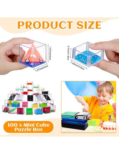 100 Mini Cubos de Rompecabezas RoundFunny - Juguete Educativo 100 Mini Cubos de Rompecabezas RoundFunny - Juguete Educativo