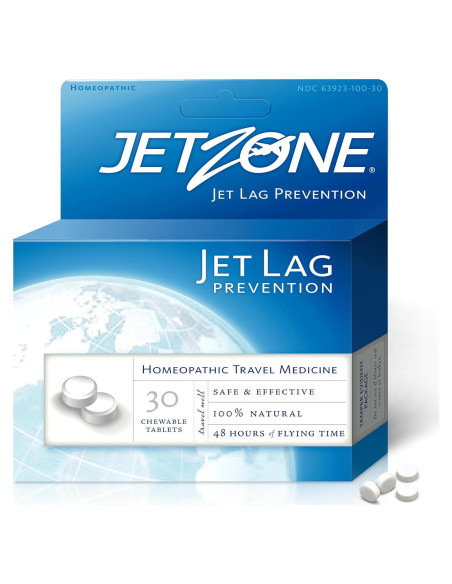 JetZone Remedio Homeopático para Jet Lag - 30 Masticables JetZone Remedio Homeopático para Jet Lag - 30 Masticables