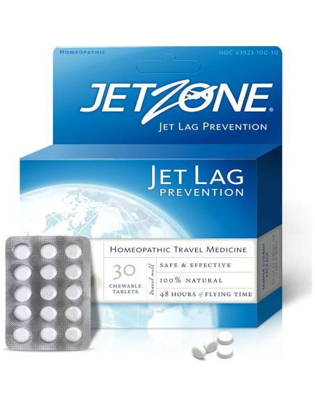 JetZone Remedio Homeopático para Jet Lag - 30 Masticables JetZone Remedio Homeopático para Jet Lag - 30 Masticables
