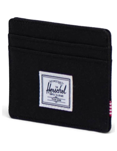 Cartera Portatarjetas Herschel Charlie Negra con Bloqueo RFID Cartera Portatarjetas Herschel Charlie Negra con Bloqueo RFID