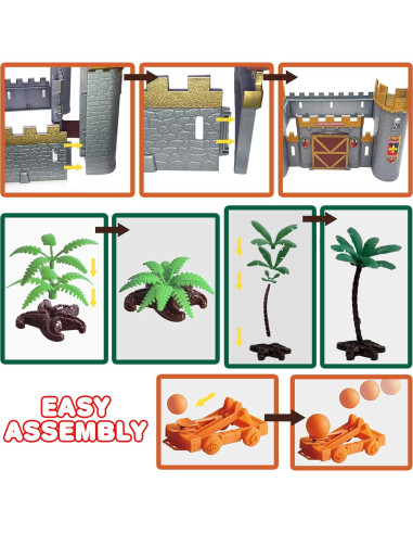 Juego de Caballeros Medieval ArtCreativity 27 Piezas