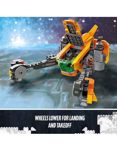LEGO Nave Espacial Baby Rocket 76254 Marvel Guardianes