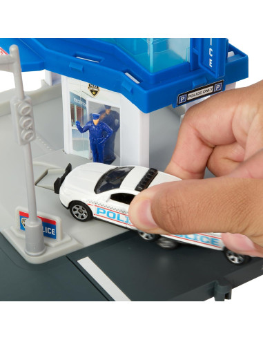 Coche de Juguete Matchbox Centro Tráfico Policial HRY44
