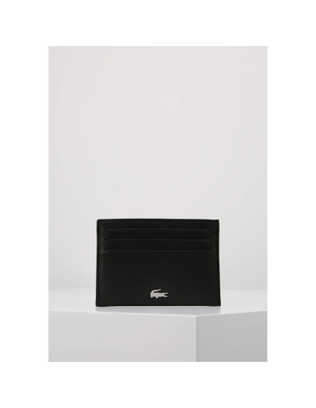 Portatarjetas de Crédito Lacoste Hombre Fitzgerald Cuero Negro Portatarjetas de Crédito Lacoste Hombre Fitzgerald Cuero Negro