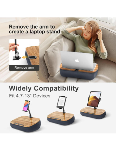 Soporte para Tablet Ergonov EN-2ZT Gris Ajustable 360