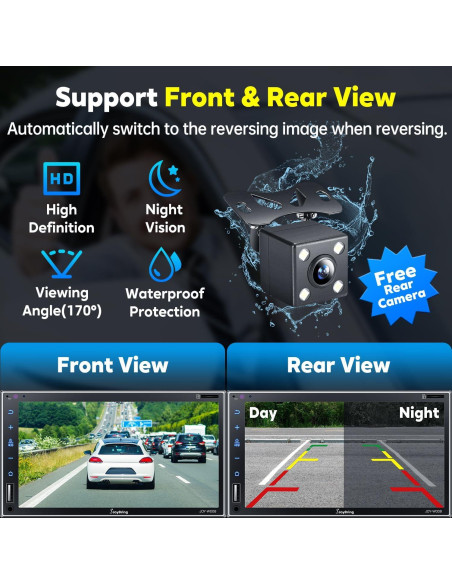 Estéreo de Coche SJOYBRING JOY-W008 7" Full HD Bluetooth Estéreo de Coche SJOYBRING JOY-W008 7" Full HD Bluetooth