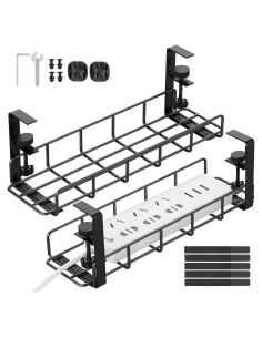 Bandeja de gestión de cables ReFlying 39.88x11.94 cm sin taladro