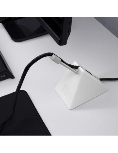 Soporte para Cable de Ratón Hotline Games Bungee Clip 10cm Blanco