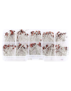 Kit de Diodos Reguladores Hilitand 200pcs 10 Valores 1N4728-1N4737