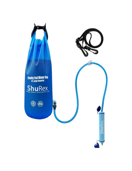 Sistema de Filtración de Agua ShuRex 6L con Pajilla Filtrante Sistema de Filtración de Agua ShuRex 6L con Pajilla Filtrante