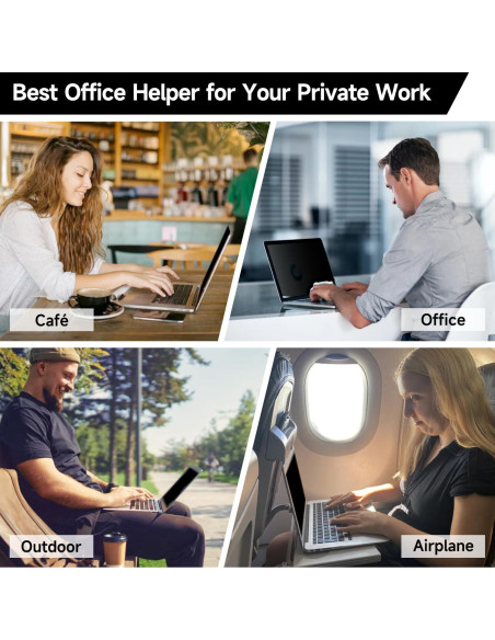 Filtro de Pantalla de Privacidad Antirreflejo 16 Pulgadas ANTOGOO V