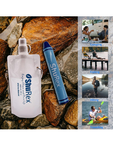 Sistema de Filtración de Agua ShuRex 6L con Pajilla Filtrante