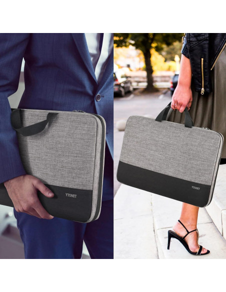 Funda para Laptop Ytonet 15.6" Gris Resistente al Agua Funda para Laptop Ytonet 15.6" Gris Resistente al Agua