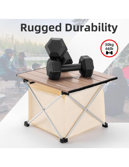 Mesa de Camping QUNATURE Plegable Aluminio 27.67 kg Mesa de Camping QUNATURE Plegable Aluminio 27.67 kg