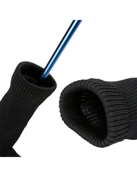 Cubiertas de Palo de Golf LONGCHAO 3 Pcs Neopreno Negro Cubiertas de Palo de Golf LONGCHAO 3 Pcs Neopreno Negro