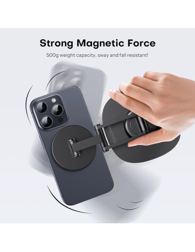 Soporte Magnético Rotativo 360 OMOTON para Teléfono - Negro