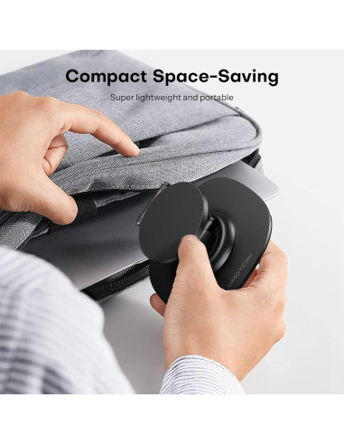 Soporte Magnético Rotativo 360 OMOTON para Teléfono - Negro