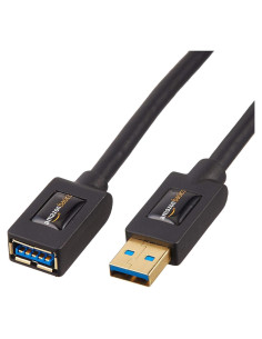 Cables de Extensión USB 3.0 Amazon Basics 0.91m - Paquete de 2