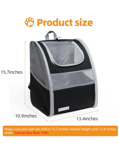 Bolsa de Transporte para Gatos LE YOU PET Plegable 6,8 kg 2