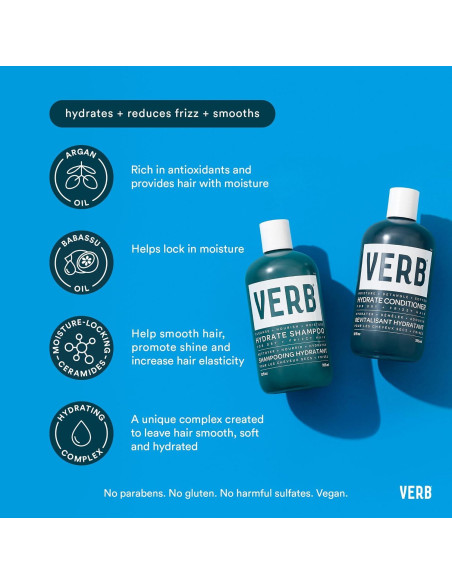 Champú Hidratante VERB 946 ml para Cabello Seco y Frizzado Champú Hidratante VERB 946 ml para Cabello Seco y Frizzado