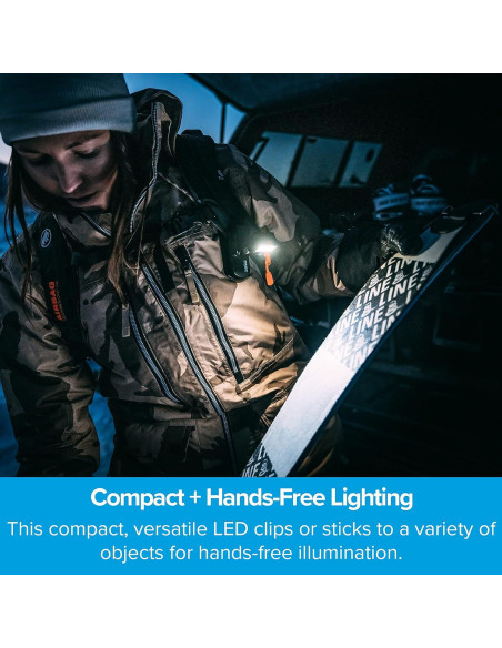 Luz LED GoPro Zeus Mini Recargable Magnética 200 Lúmenes Luz LED GoPro Zeus Mini Recargable Magnética 200 Lúmenes