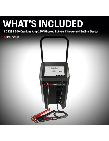 Cargador de Batería Schumacher SC1285 4-en-1 200A 12V