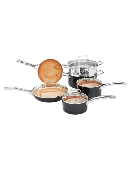 Juego de Utensilios de Cocina Amazon Basics 10 Piezas Cobre Juego de Utensilios de Cocina Amazon Basics 10 Piezas Cobre