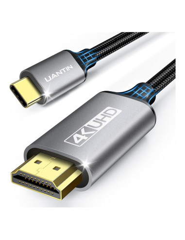 Cable USB C a HDMI 1.83m UANTIN 4K Compatible Thunderbolt