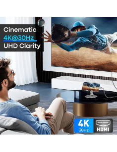 Cable USB C a HDMI 1.83m UANTIN 4K Compatible Thunderbolt 2