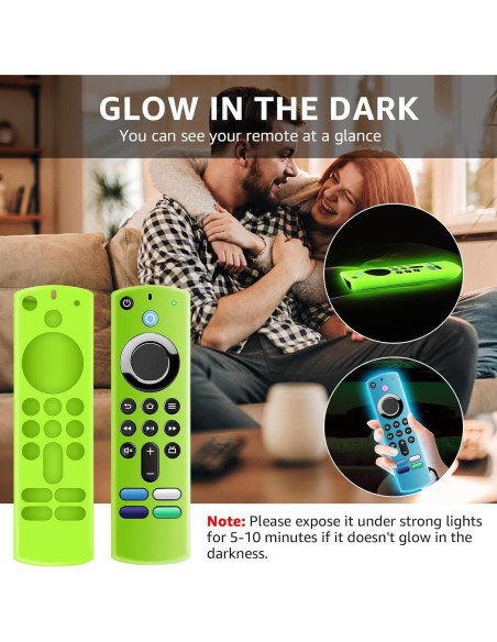 Paquete de 3 fundas de silicona para control remoto Fire Stick Paquete de 3 fundas de silicona para control remoto Fire Stick