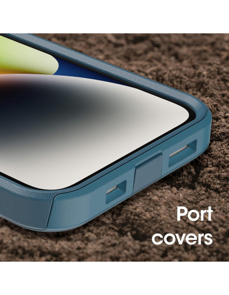 Funda OtterBox Commuter para iPhone 14 y 13 - Azul Funda OtterBox Commuter para iPhone 14 y 13 - Azul