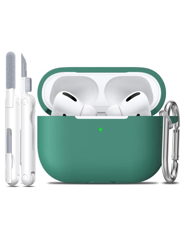 Funda Protectora R-fun para AirPods Pro 2/1 - Silicona Verde Pino