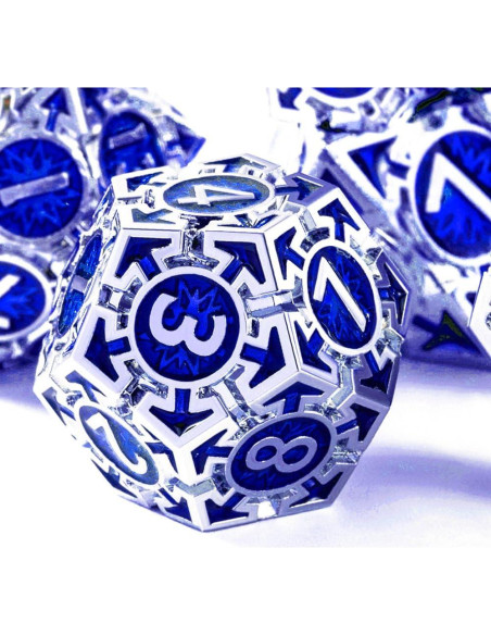 Conjunto de Dados Metálicos D&D Aiyouyue D20 D4 D12 D10 D8 Conjunto de Dados Metálicos D&D Aiyouyue D20 D4 D12 D10 D8