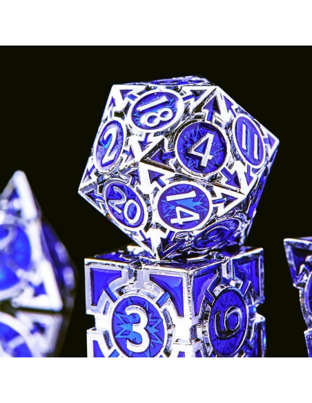 Conjunto de Dados Metálicos D&D Aiyouyue D20 D4 D12 D10 D8 Conjunto de Dados Metálicos D&D Aiyouyue D20 D4 D12 D10 D8
