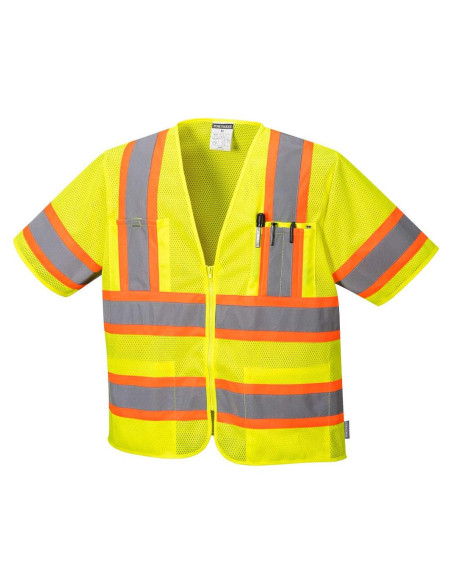 Chaleco Portwest Augusta Hi-Vis Amarillo Grande Reflectante Chaleco Portwest Augusta Hi-Vis Amarillo Grande Reflectante