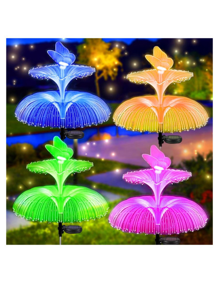 Luces Solares de Jardín SunKite - Decorativas de Color 7 Luces Solares de Jardín SunKite - Decorativas de Color 7