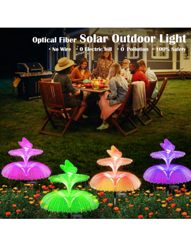 Luces Solares de Jardín SunKite - Decorativas de Color 7